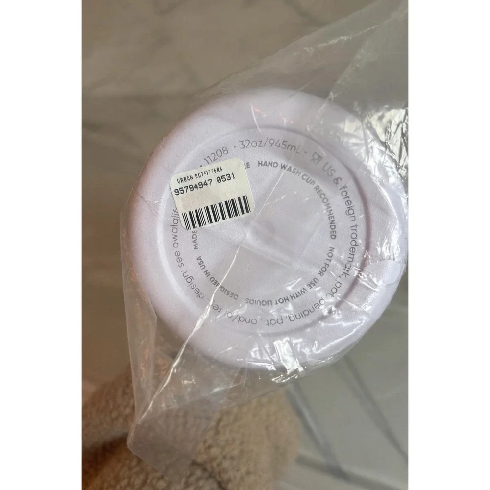 Owala FreeSip 32oz Dear Diary Lavender Bunny Insulated Water Bottle New - Picture 5 of 6